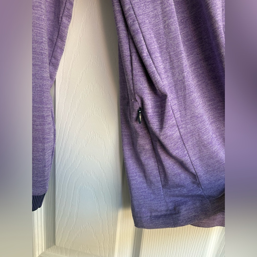 Bugatchi Golf Performance 1/4 Zip Pullover Lilac … - image 7